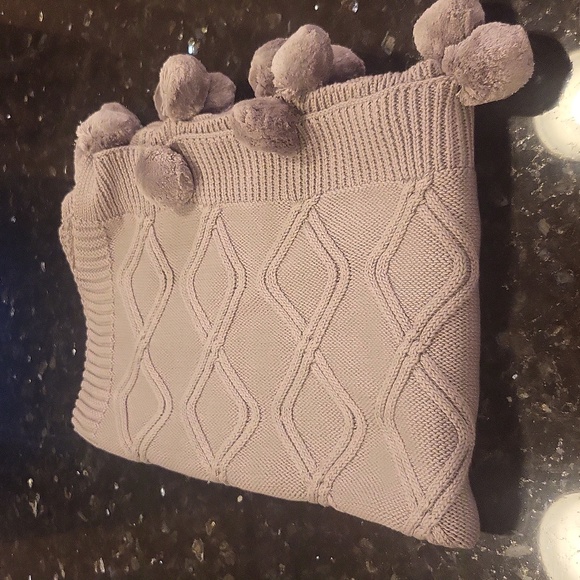 Linen Perch Cable Knit Luxury Boutique Baby Blanket NWOT - Picture 1 of 4